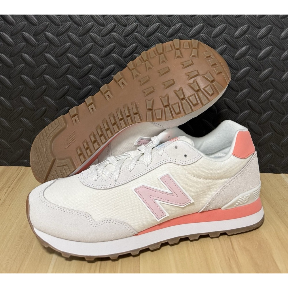 New Balance 515 WL515NAA White Pink Grey Sneakers Women Size 10 Mens Size 8.5